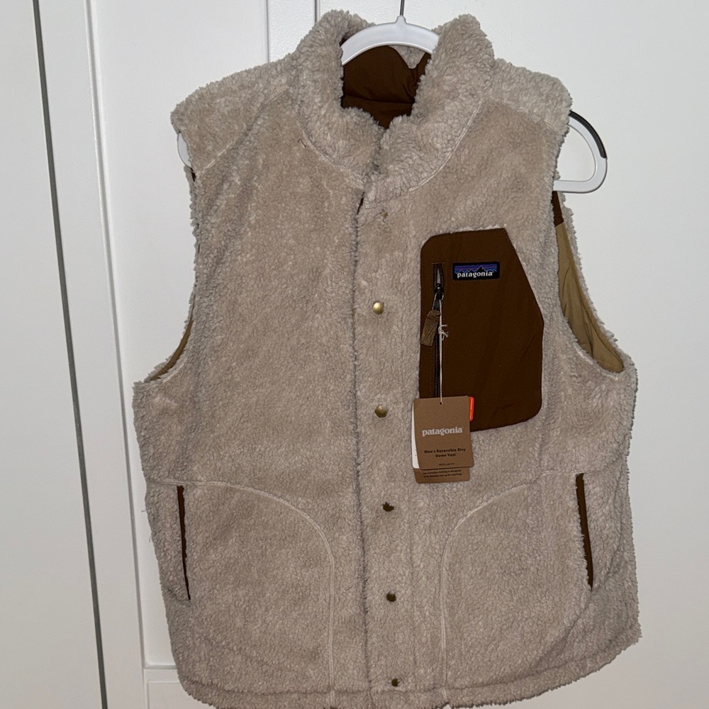 NWT Patagonia Men's Reversible Bivy Down Vest